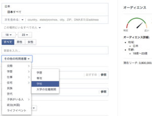 facebook広告で採用活動