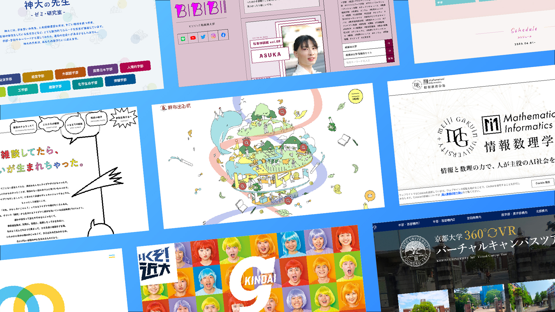 大学の特設サイトWebデザインがユニークな12選！